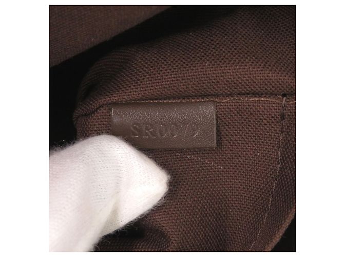 Borsa a Spalla Brooklyn MM Damier Louis Vuitton Marrone Damier ebene - vista 9