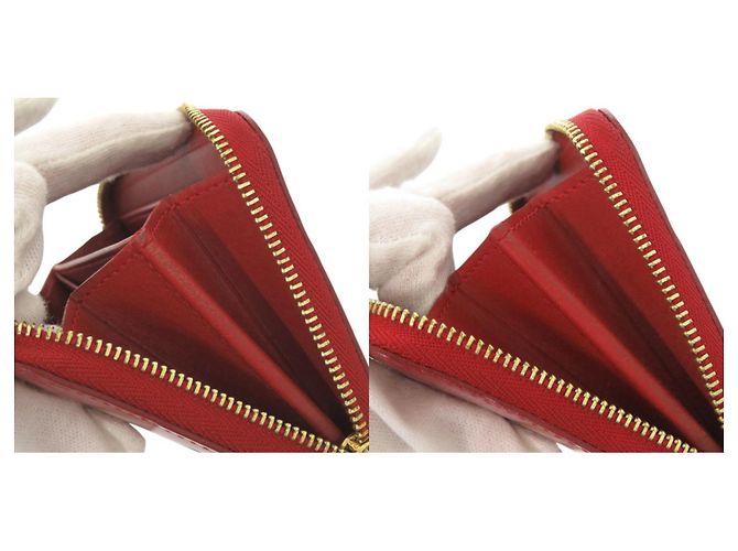 Monedero Zippy Louis Vuitton en Monogram Vernis Roja - vista 10