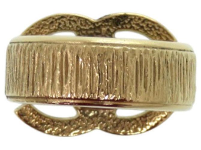 Anello a fascia Chanel Coco Mark Nero D'oro - vista 5