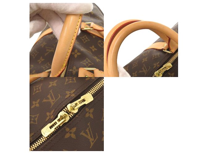 Borsa Boston Keepall 60 Monogram Louis Vuitton Marrone Monogramma - vista 10