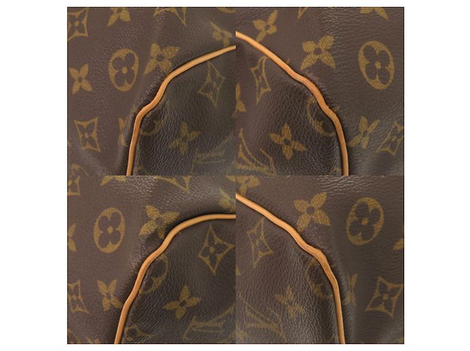 Borsa Boston Keepall 60 Monogram Louis Vuitton Marrone Monogramma - vista 4