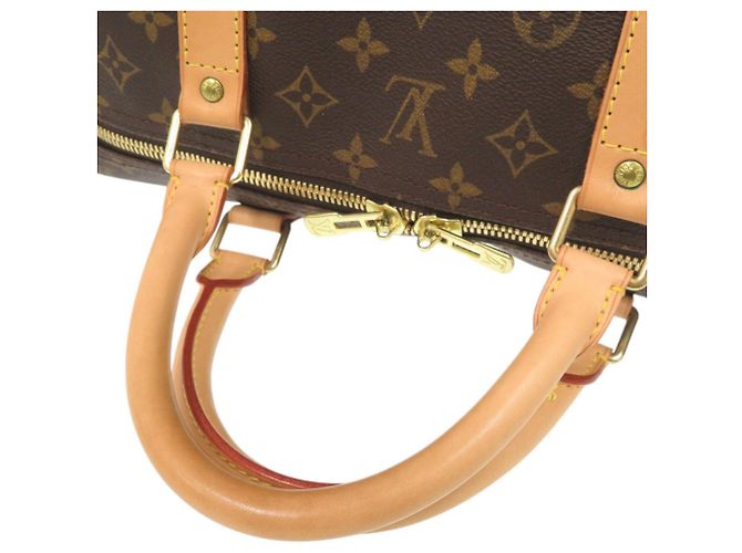 Borsa Boston Keepall 60 Monogram Louis Vuitton Marrone Monogramma - vista 5