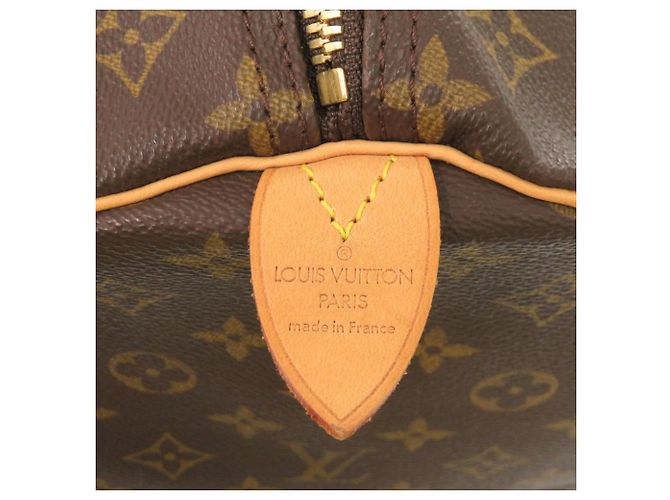 Borsa Boston Keepall 60 Monogram Louis Vuitton Marrone Monogramma - vista 7