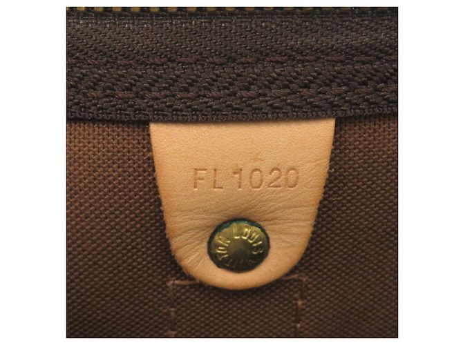 Borsa Boston Keepall 60 Monogram Louis Vuitton Marrone Monogramma - vista 8