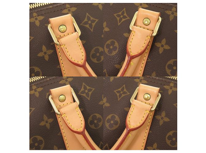 Borsa Boston Keepall 60 Monogram Louis Vuitton Marrone Monogramma - vista 9