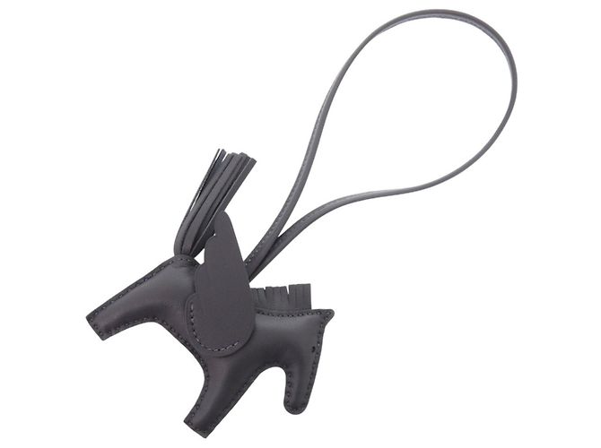 Hermès Rodeo Pegasus PM Charm Schlüsselanhänger Grau - Ansicht 3