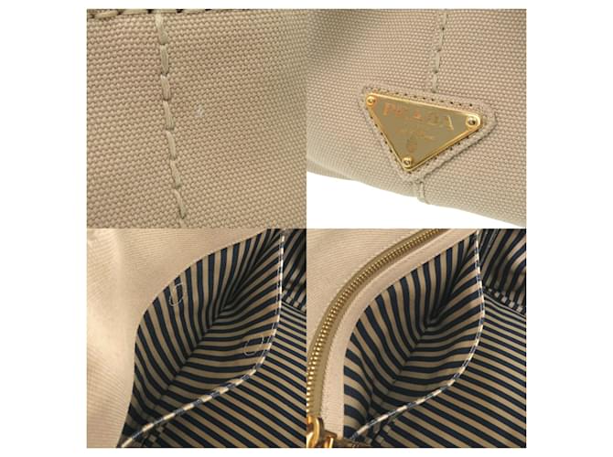 Prada Canapa Mini Tote Tasche Beige - Ansicht 9