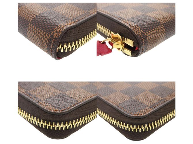 Cartera Larga Clemence Damier Louis Vuitton Castaño Damier ebene - view 4