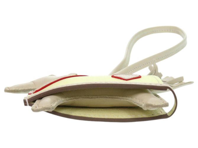 Portachiavi Hermès Rodeo Robeo Cool PM Cuore Bianco - vista 4