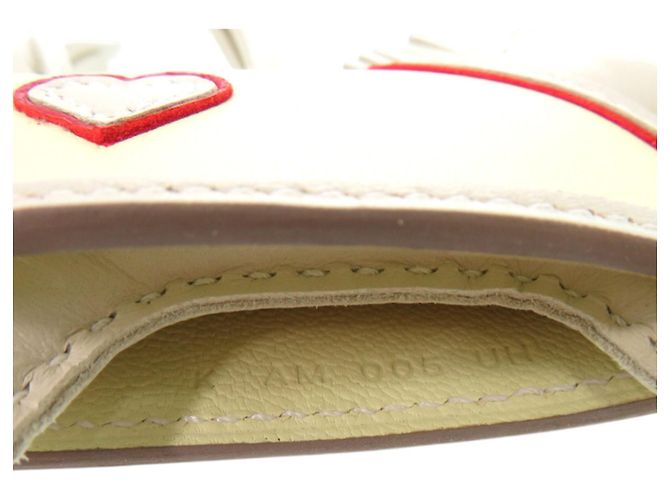 Portachiavi Hermès Rodeo Robeo Cool PM Cuore Bianco - vista 6