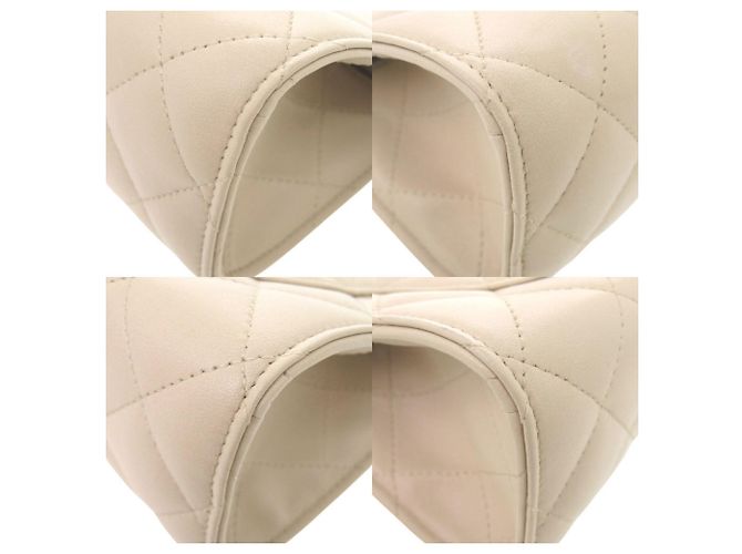 Timeless Chanel Matelassé Lammfell Tasche Roh - Ansicht 4