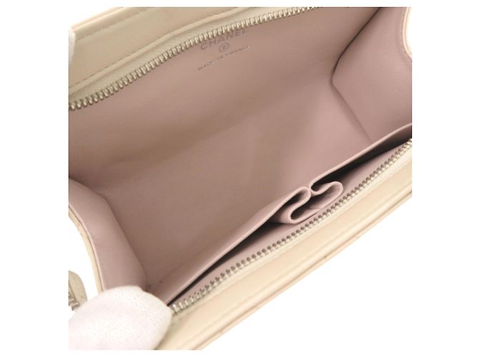 Timeless Chanel Matelassé Lammfell Tasche Roh - Ansicht 5