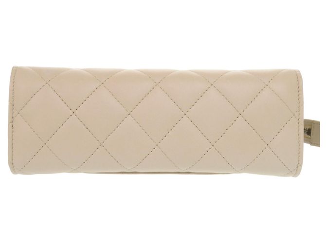 Timeless Chanel Matelassé Lammfell Tasche Roh - Ansicht 6