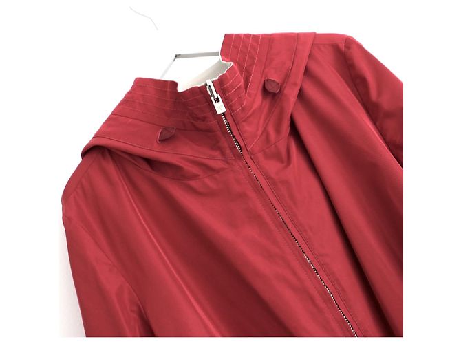 Loro Piana Ashton Wende-Anorak Jacke Beige/Rot - Ansicht 3