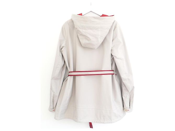 Loro Piana Ashton Wende-Anorak Jacke Beige/Rot - Ansicht 7