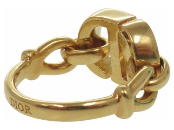 Goldplattierter Bandring 30 Montaigne Christian Dior Golden - Ansicht 2