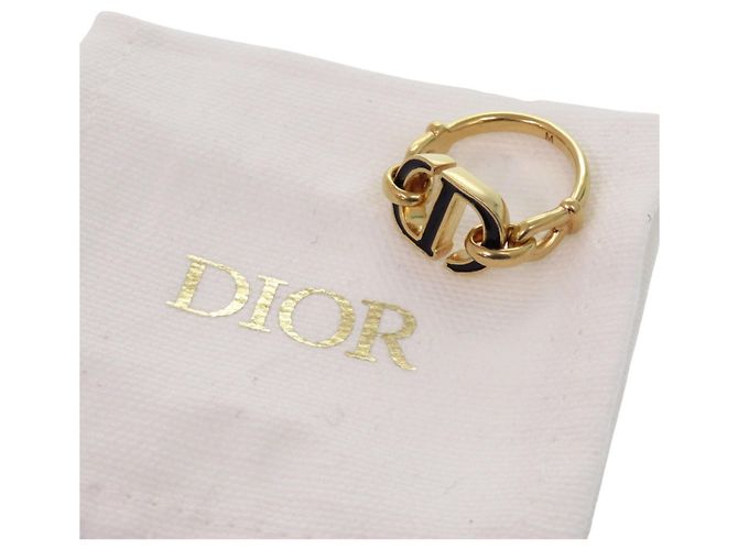 Goldplattierter Bandring 30 Montaigne Christian Dior Golden - Ansicht 7