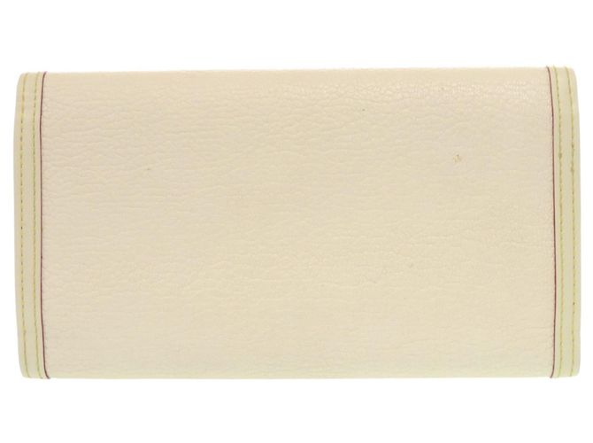 Cartera Larga Louis Vuitton en Cuero Blanco - vista 2