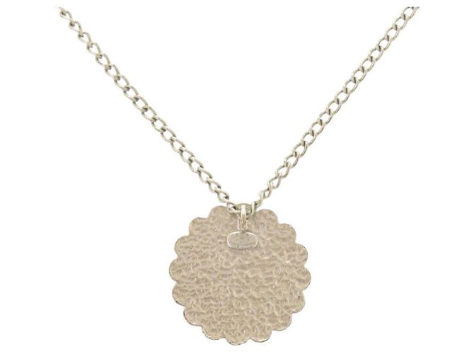 Collana in argento con motivo floreale Coco Mark di Chanel - vista 2