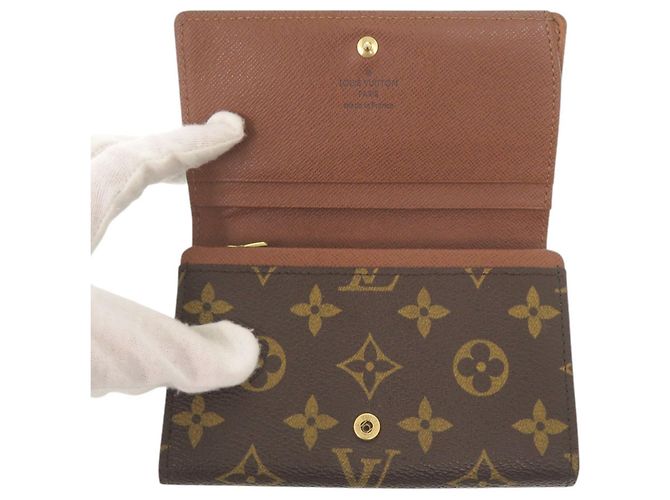Billetera bi-fold Louis Vuitton Castaño Monograma - vista 4