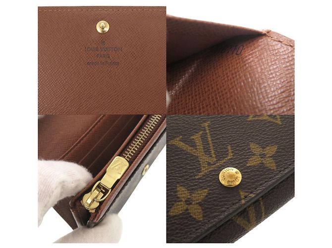 Billetera bi-fold Louis Vuitton Castaño Monograma - vista 8