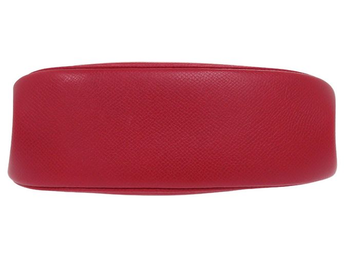 Borsa Clutch Hermès Banana Kelly Couchbel Rosso Vivo - vista 3