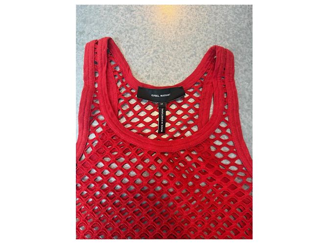 Camiseta de malla roja Isabel Marant - vista 2