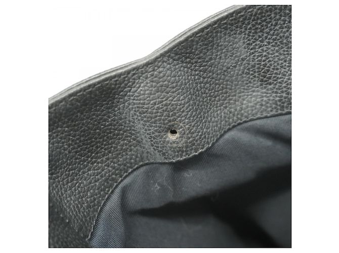 Chanel Executive Leder Tote Tasche Schwarz - Ansicht 12