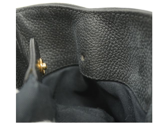 Chanel Executive Leder Tote Tasche Schwarz - Ansicht 6