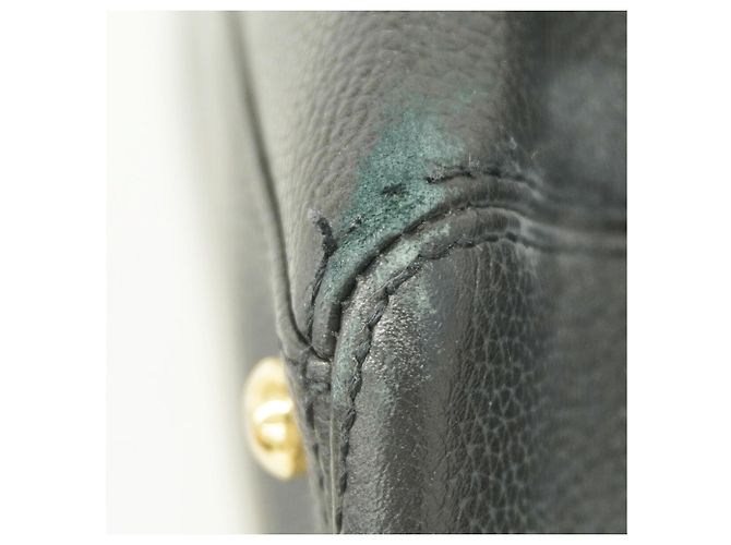 Chanel Executive Leder Tote Tasche Schwarz - Ansicht 7