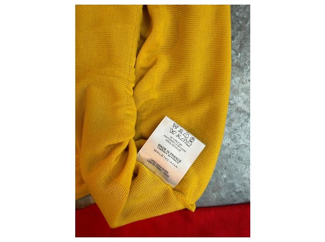 Balenciaga Viskosepullover Gelb - Ansicht 4