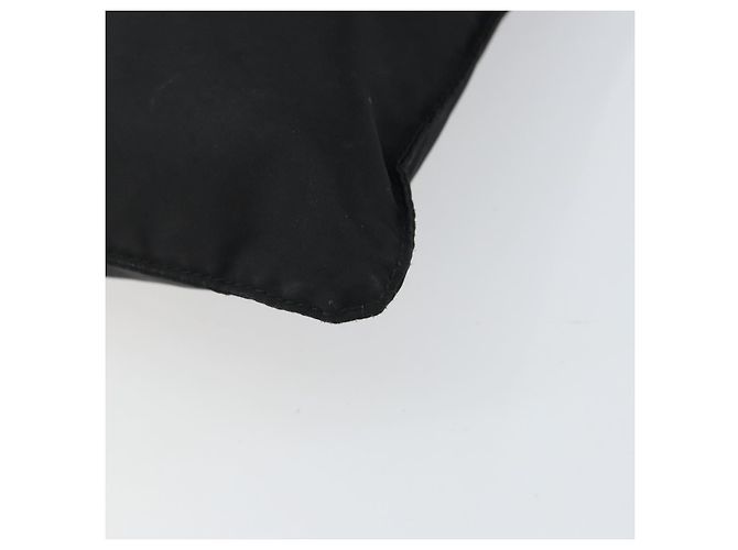 Bolso de Hombro PRADA Nylon Negro Plata Auténtico 160714 - vista 10