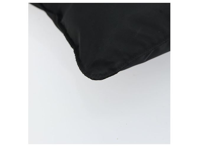 Bolso de Hombro PRADA Nylon Negro Plata Auténtico 160714 - vista 11
