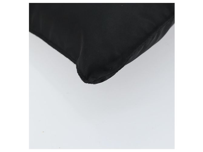 Bolso de Hombro PRADA Nylon Negro Plata Auténtico 160714 - vista 13