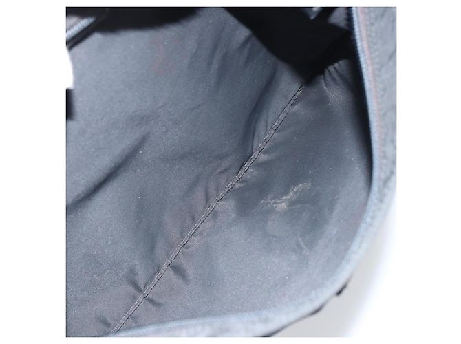 Bolso de Hombro PRADA Nylon Negro Plata Auténtico 160714 - vista 17
