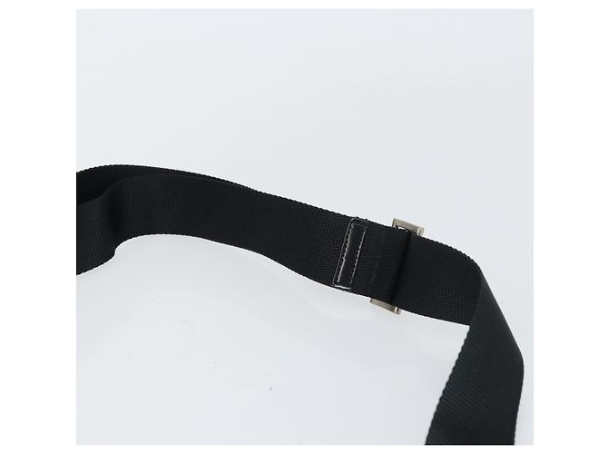 Bolso de Hombro PRADA Nylon Negro Plata Auténtico 160714 - vista 8
