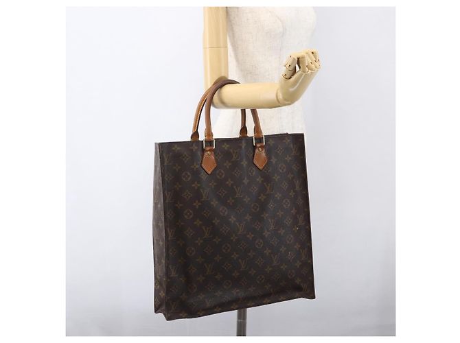 LOUIS VUITTON Borsa Sac Plat Monogram M51140 LV Auth 160984 Monogramma - vista 19