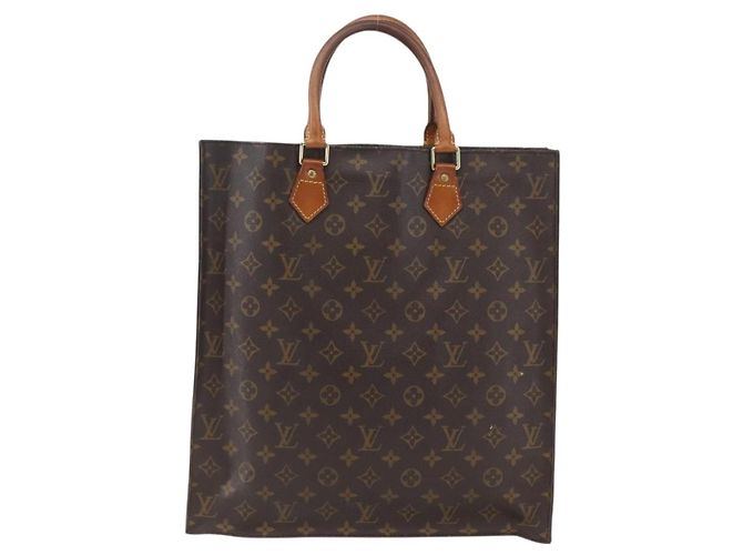 LOUIS VUITTON Borsa Sac Plat Monogram M51140 LV Auth 160984 Monogramma - vista 2