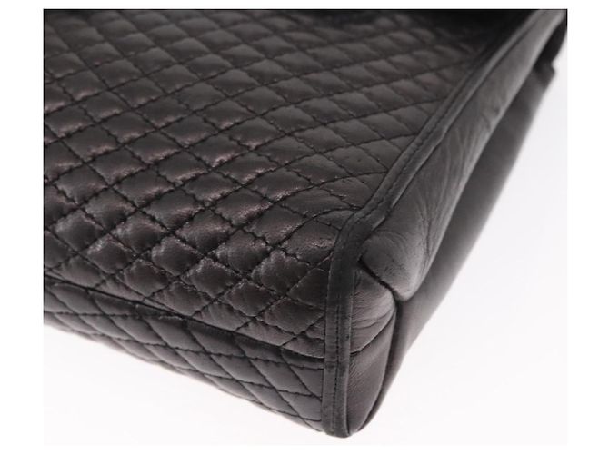 BALLY Borsa a Spalla con Catena Pelle Nera Oro Auth 161547 Nero D'oro - vista 11