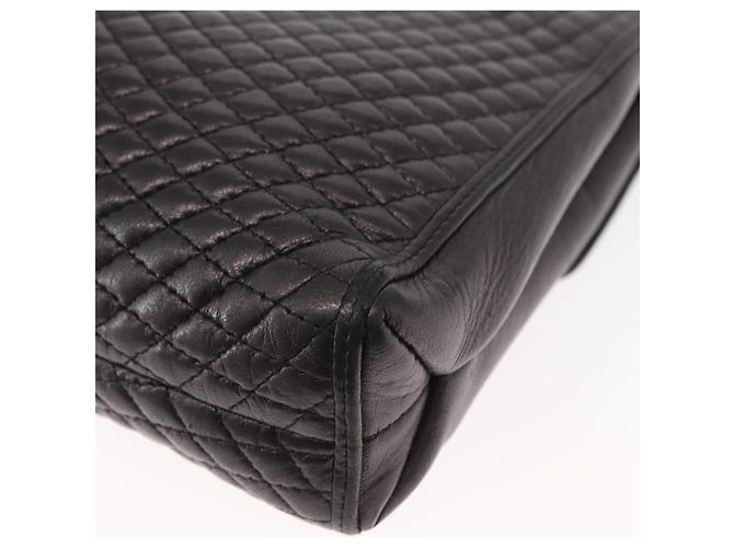BALLY Borsa a Spalla con Catena Pelle Nera Oro Auth 161547 Nero D'oro - vista 13