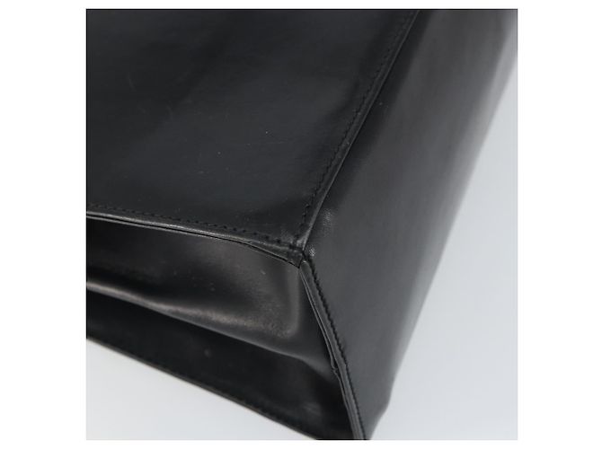Borsa a mano Gancini in pelle nera e oro Salvatore Ferragamo Auth hk3303 Nero D'oro - vista 13
