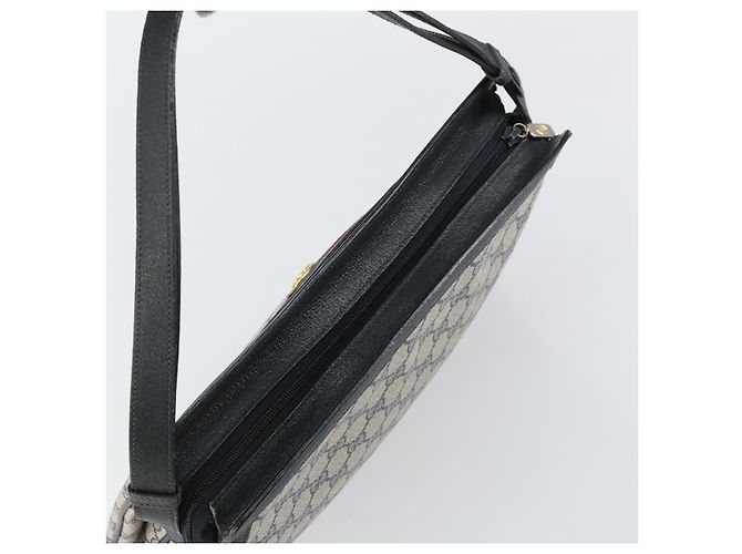 Borsa a Spalla Gucci GG Supreme Sherry Line PVC Blu Navy Oro 41 02 090 Auth 159405 D'oro - vista 6