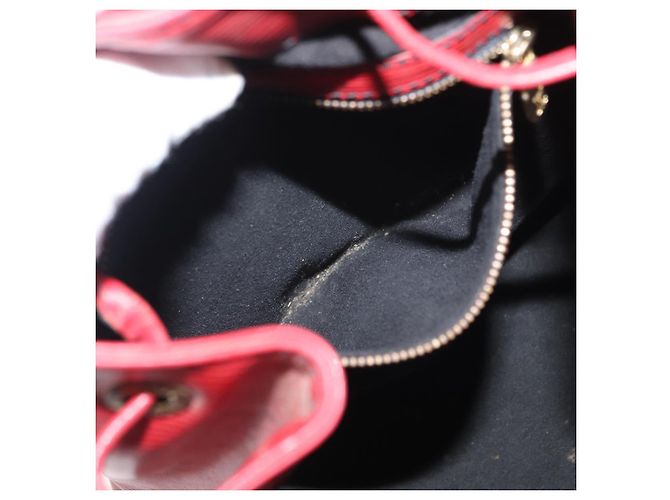 Noe LOUIS VUITTON Borsa a Spalla Petit Noé Epi Rossa M44107 LV Auth 161368 Rosso - vista 22