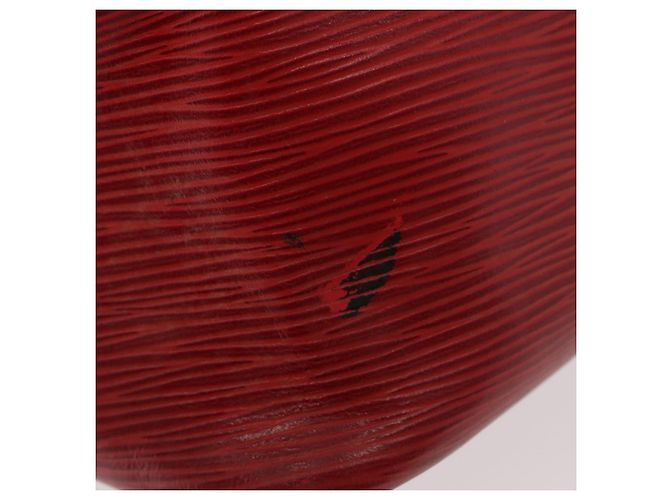 Noe LOUIS VUITTON Borsa a Spalla Petit Noé Epi Rossa M44107 LV Auth 161368 Rosso - vista 3