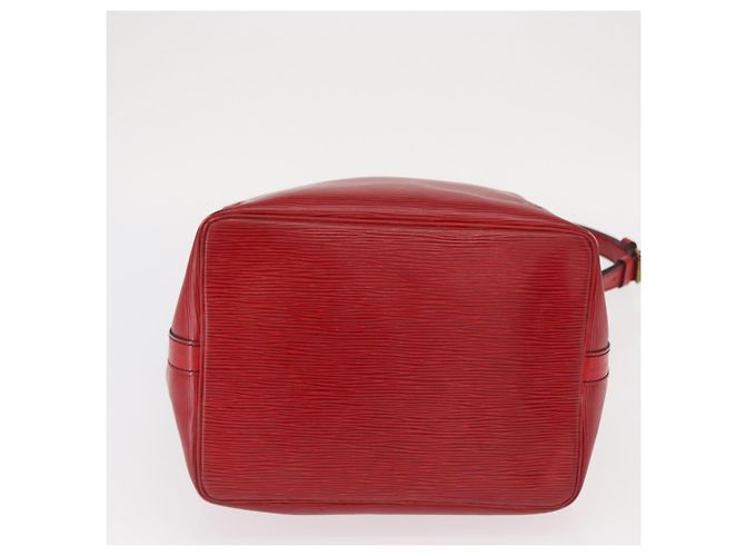 Noe LOUIS VUITTON Borsa a Spalla Petit Noé Epi Rossa M44107 LV Auth 161368 Rosso - vista 6