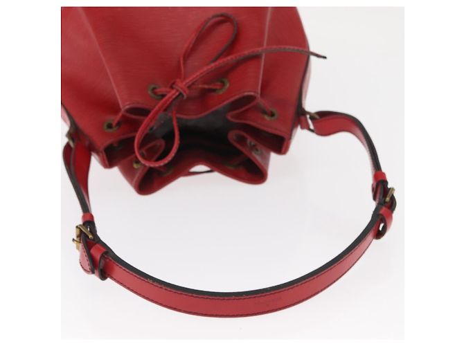 Noe LOUIS VUITTON Borsa a Spalla Petit Noé Epi Rossa M44107 LV Auth 161368 Rosso - vista 8