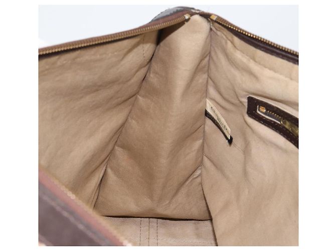 Borsa a mano in tela Trotter Christian Dior Beige Oro Auth 159277 - vista 17