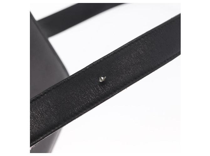 Céline Borsa a Spalla CELINE in Pelle Nera Oro Auth 160698 Nero D'oro - vista 14