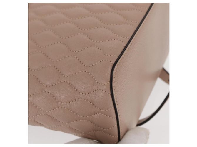 BALLY Backpack Leather Pink Silver Auth 159289 Silvery - view 10