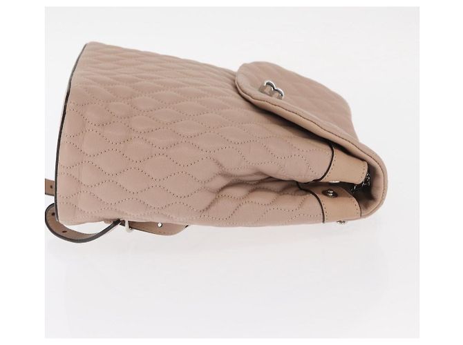 BALLY Backpack Leather Pink Silver Auth 159289 Silvery - view 4